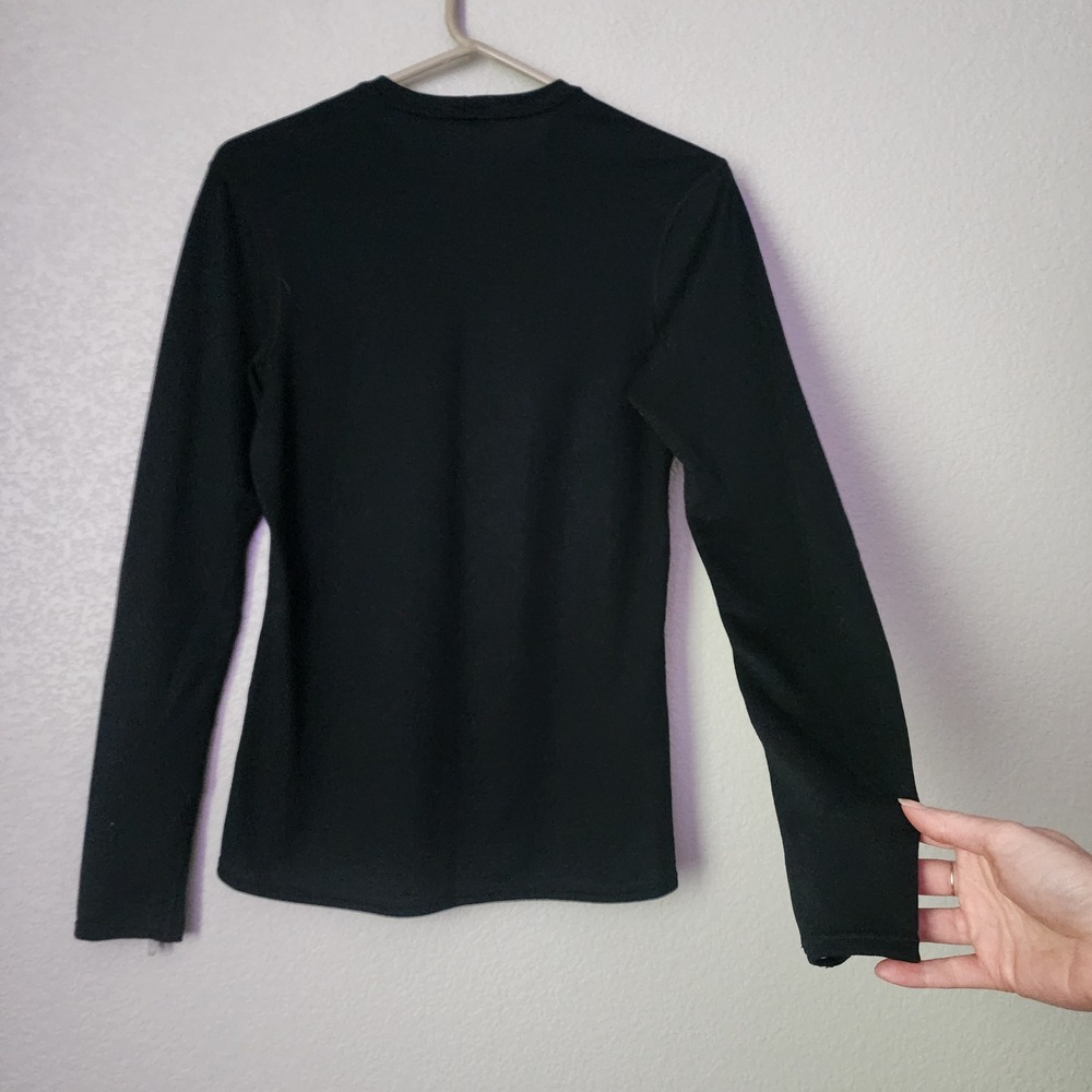 PATAGONIA Capilene Lightweight Crew Base Layer2 Hiking Black women's M - Picture 3 of 6